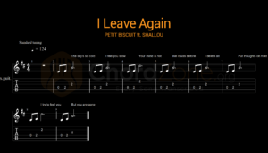 PETIT-BISCUIT-Feat-SHALLOU-I-Leave-Again-Guitar-Tab
